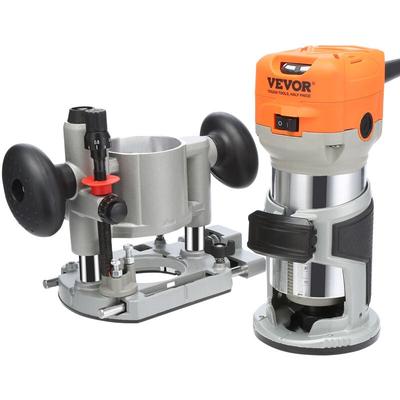 Vevor - Oberfräse Trimmer 800W Kantenfräse 10000-30000U/min Einhandfräse 6 Geschwindigkeiten Image