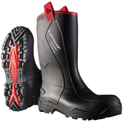 Stiefel Purofort+ Rugged, Gr. 43, schwarz - Dunlop