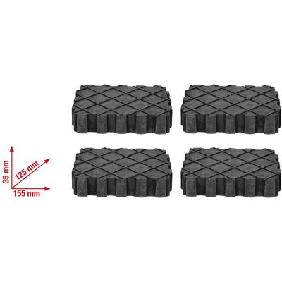Ks Tools Universal Gummiauflagen-Satz für Hebebühnen, 4-tlg