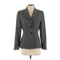Ann Taylor Blazer Jacket: Gray Tweed Jackets & Outerwear - Women's Size 4