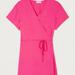 American Vintage Mini Wrap Dress - Pink