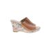 B O C Born Concepts Wedges: Slip-on Platform Casual Tan Shoes - Women's Size 7 - Open Toe