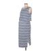 Seraphine Casual Dress - Popover: Blue Dresses - Women's Size 8 Maternity