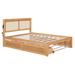 Red Barrel Studio® Mannan Wood Platform Storage Bed in Brown | 41.1 H x 55.9 W x 77.2 D in | Wayfair 1276A79BC77243E8A3391ABE300349C5