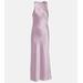 Satin Maxi Dress