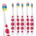 hello Kids Unicorn Soft Toothbrush 6 Pack BPA Free Easy to Grip Handle Cruelty Free for Baby Toddler & Infant