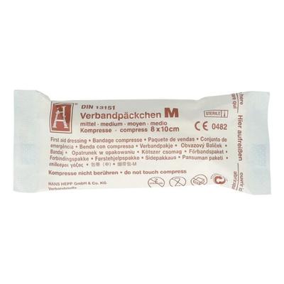 First Aid Only Verbandpäckchen Mullbinde 8 x 10 cm