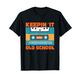 Retro 80er Jahre Musik Kassetten Tape 1980er Hip Hop Big Hair T-Shirt