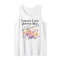 Nana Love Floral für Oma Frauen Muttertag Weihnachten Tank Top