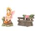 2024 Miniature Fairy Statue Set Synthetic Resin Fairy Sculpture Accessories Decorative DIY Fairy Figurine for Garden Balcony