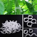 SRstrat 200PCS Plant Support Clips Tomato Clip Crop Clip Vine Fixing Clips for Fixation of Tomato Sweet Pepper Eggplant and Fruit Vegetables