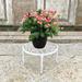 Dopebox Clearance Metal Plant Stands Set For Flower Pot Heavy Duty Potted Indoor Outdoor Decoration Racks Potted Plant for Garden Home Outdoor Plant Stand (White)