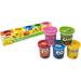 Sesame Street Modeling Dough 5-Pack 3oz Cans Assorted Colors Elmo Cookie Monster Big Bird Oscar the Grouch Abby Cadabby Non-Toxic Ages 3 and Up