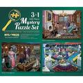 Bits and Pieces - YPF5 3-in-1 Multi-Pack - 500 Piece Jigsaw Puzzles for Adults - 500 pc Large Piece Mystery Puzzle Set by Gene Dieckhoner - 18 x 24
