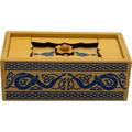 Project Genius Inc. Viking YPF5 Sea Chest - Gift Box Puzzle Brain Teaser Box That Holds Gift Cards Money Artfully Crafted Wooden Puzzle Secret Box Gift Box Puzzle Box