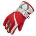 WZHXIN Sports & Outdoors Child Winter Warm Windproof Snow Snowboard Ski Sports Gloves Clearance Red