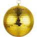 Gold Mirror Ball Large Ceiling Hanging Disco Ball Lighting for Parties and Events 6 inches Golden