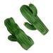 2 Pcs Cactus Hook Curtain Hooks Heavy Duty Clothes Hanger Adhesive Wall Decorate Resin