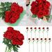 Mothers Day Rose Single Hand Rose Wedding Home Decoration Flower Arrangement Rose Bundle