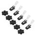 1 Set/10pcs Garden Flag Fixator Holiday Flagpole Windproof Stoppers and Clips