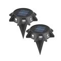 Chmadoxn Solar Lights Outdoor LED Solar Lights Underground Buried Garden Roadway Outdoor Wall Lamp 8 LED Solar Lights 360 Â° Lighting on Clearance