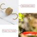 WZHXIN Command Hooks 2 Pack Hummingbird Feeder insect Ant Moat Extra Large Accessory Hooks Clearance Closet organizers and Storage Hooks for Hanging