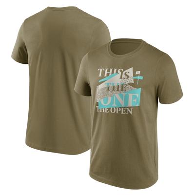 The Open-Slogan-Grafik-T-Shirt – Khaki Image
