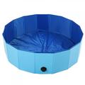 Dog Pool Foldable Pet Bathing Pools Pet Bath Swimming Tub Bathtub for Dogs Cats AnimalsBlue L