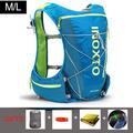 8L Running Hydration Vest Backpack Men Women Outdoor Sport Bags Trail Marathon Jogging Hiking Backpack option Water Bag Flask only ML blue bag