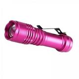 SunniMix 4X Battery Operated Light Torch Compact Pocket Handheld Flashlight Rose Red