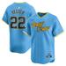 Men's Nike Christian Yelich Powder Blue Milwaukee Brewers City Connect Limited Player Jersey