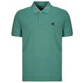 Timberland Pique Short Sleeve Polo men's Polo shirt in Green