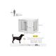 Pawhut Dog Crate End Table Dog House - White | Wowcher