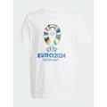 Boys, adidas Official Emblem Tee Kids, White, Size 5-6 Years