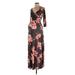 Hello Miz Casual Dress: Brown Dresses - Women's Size Small Maternity