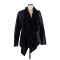 Apt. 9 Faux Leather Jacket: Black Jackets & Outerwear - Women's Size Medium