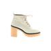 Free People Ankle Boots: Ivory Shoes - Women's Size 38