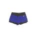 Avia Athletic Shorts: Blue Color Block Activewear - Women's Size Small