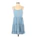 Kiwi & punch Casual Dress - DropWaist: Blue Dresses - Women's Size Small