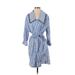 & Other Stories Casual Dress - Shirtdress: Blue Dresses - New - Women's Size X-Small