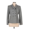 Ann Taylor Wool Blazer Jacket: Gray Jackets & Outerwear - Women's Size 6