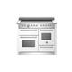 Bertazzoni MAS115I3EBIC cooker Range cooker Electric Zone induction hob White A