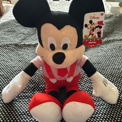 Disney Toys | New!! Cute Mickey Mouse!! Approximately 20” By 18” | Color: Black/Red | Size: Girls And Boys Ages 2+