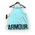 Under Armour Shirts & Tops | New Under Armour Heatgear Girl Young Armour Tank Top Green Xl Racerback | Color: Green/Tan | Size: Xlg