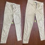 American Eagle Outfitters Pants & Jumpsuits | American Eagle Women’s Khaki Pants Size 4 Short 2 Pairs | Color: Tan | Size: 4