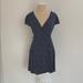 Brandy Melville Dresses | Brandy Melville Wrap Dress | Color: Blue/White | Size: S