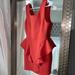 Zara Dresses | Coral Ruffle Mini Dress | Color: Orange/Red | Size: M