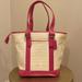 Coach Bags | Coach Pink Tote Bag | Color: Cream/Pink | Size: Os