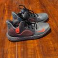 Nike Shoes | Nike Grey 5 Basketball Shoes | Color: Orange/Silver | Size: 4.5bb