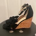 Jessica Simpson Shoes | Jessica Simpson Wedge Sandals Size 6.5 | Color: Black/Brown | Size: 6.5